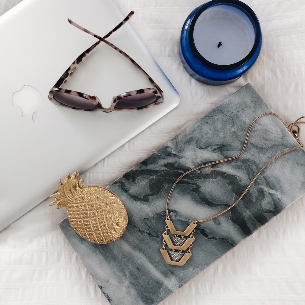NEW J.Crew Long Gold Necklace - Picture 1 of 5